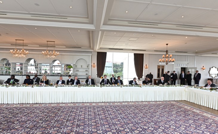 Reception was hosted on behalf of President Ilham Aliyev in honor of participants of Summit-level Meeting of Non-Aligned Movement held in Baku
