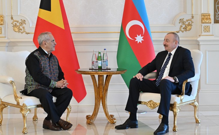 President of Azerbaijan Ilham Aliyev met with President of Timor-Leste José Ramos-Horta