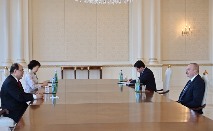 President Ilham Aliyev received Special Representative of Chinese Government on European Affairs