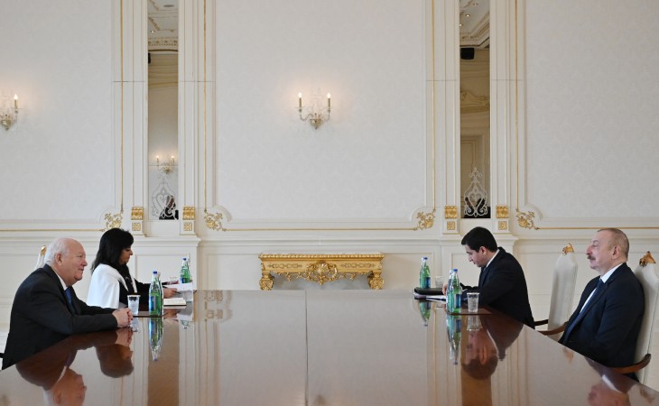 President Ilham Aliyev received High Representative for United Nations Alliance of Civilizations
