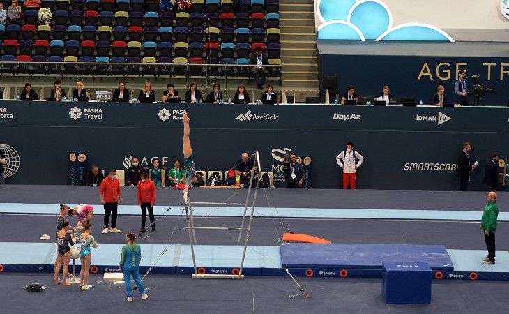Gimnastımız Nazənin Teymurova dünya kuboku yarışlarında çıxışını təqdim edib