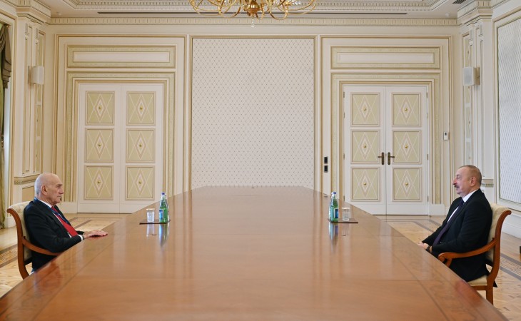 President Ilham Aliyev received former Prime Minister of Israel