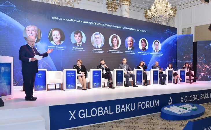 10th Global Baku Forum features “Migration as a symptom of world poverty, inequality, climate stress and conflict” panel session