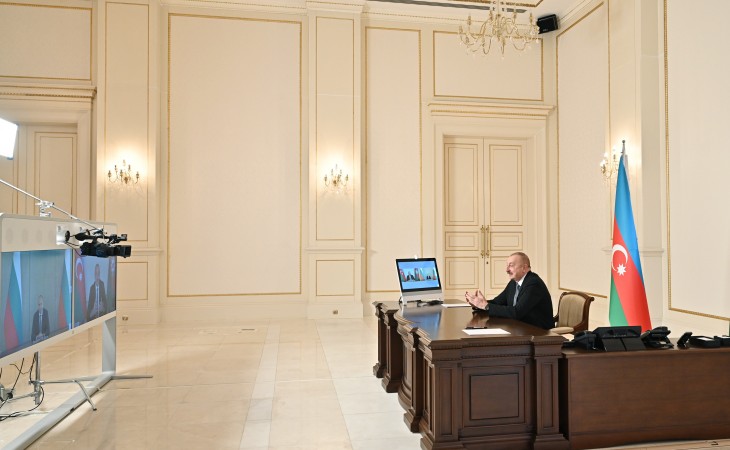 President of Azerbaijan Ilham Aliyev met President of Bulgaria Rumen Radev in format of videoconference