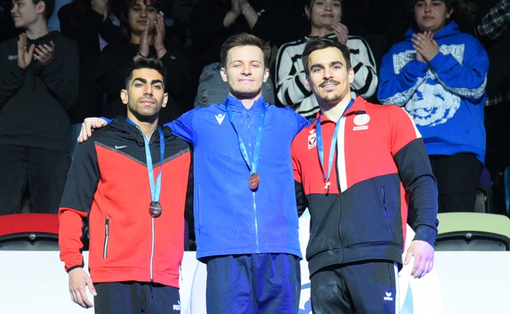 Bakıda dünya kuboku yarışlarının ilk final günündə 12 ölkədən gimnastlar fərqləniblər