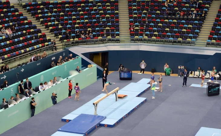Bakıda idman gimnastikası üzrə dünya kuboku yarışları sona yaxınlaşır