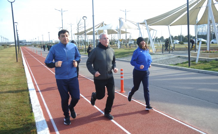 Böyük Şor gölü sahilində quraşdırılan qaçış zolağının açılışı olub