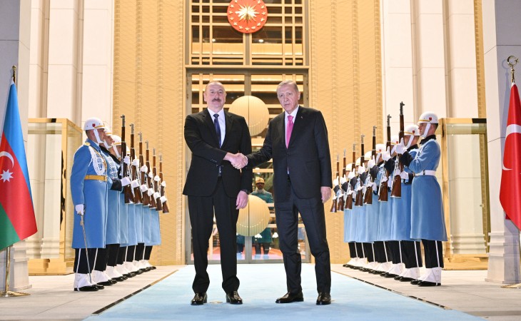 President Ilham Aliyev`s meeting with President of Türkiye Recep Tayyip Erdogan kicks off