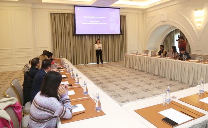 “PAŞA Həyat” və MEDİA tərəfindən media nümayəndələri üçün təlim təşkil olunub